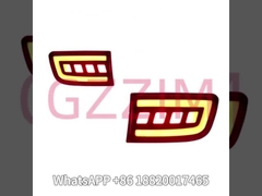 LED Bumper Light Lampu Kabut Belakang Lampu Brake Dynamic Turn Signal Reflector Untuk Prado