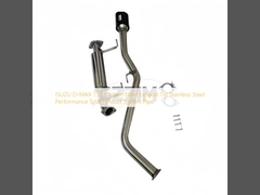 ISUZU D-MAX 1.9T Fiber Karbon Exhaust Tip Performance Stainless Steel Total Exhaust System Pipe