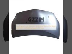 Mobil Motor Cover Stainless Steel Hood Bonnet Untuk BMW 2018-2021 G30 38 Berubah Ke Gaya CS