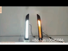 untuk Toyota Agya 2023-2025 DRL LED Lampu Daytime Running 12V Putih Kuning