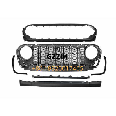 Kualitas Tinggi Plastik Mobil Front Grille Bumper Grille Digunakan Untuk Jeep Wrangler 2024