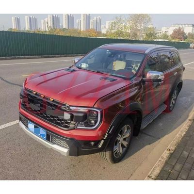 Car Model For Ranger T9 2022 Upgrade To Raptor Style Black Stainless Aluminium Alloy Hood