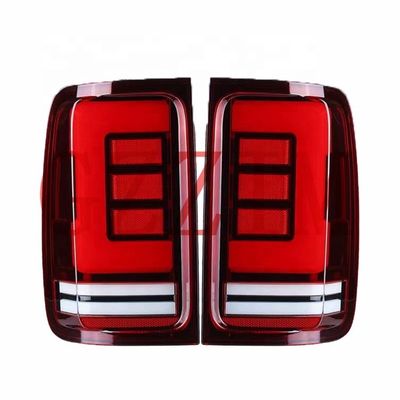 ABS Plastik Merah LED Car Tail Light Untuk Amarok V6 2009 - 2019