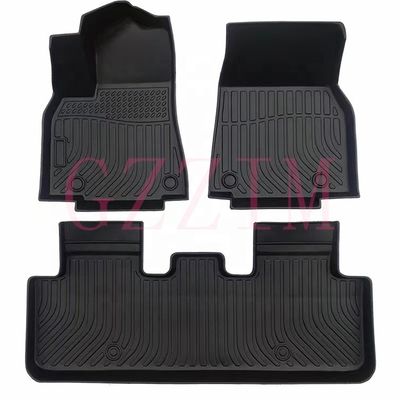 Model Y 2020-2022 Semua Cuaca Bagian Mobil Lantai Mats Foot Pad Mudah Untuk Membersihkan Dan Mempertahankan