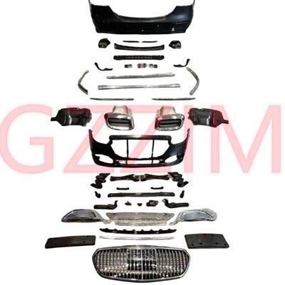 Kits bodi mobil Mercedes-Benz W213 Upgrade ke Maybach Depan Rear Bumper Grille