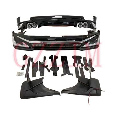 FJ150 Plastik Body Kit Untuk Prado FJ150 2018 Konversi Kit Bagian Depan Bagian Belakang Body Kit Hitam Putih