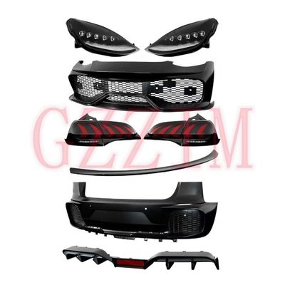 Tesla Body Kit Bagian Depan Bibir Sisi Rok Belakang Diffuser Spoiler Lampu Depan Lampu Belakang Warna Custom