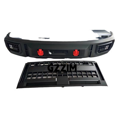 Mobil Body Kit Mitsubishi Triton 2024 Front Bumper Guard Dengan Grille Plastik Dengan Hitam