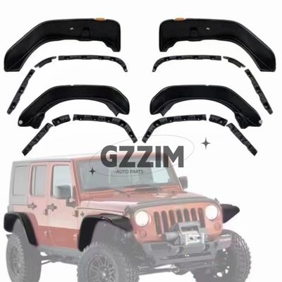 Jeep Wrangler JK JL JT Aksesoris Mobil Hitam Badan lebar Fender Flares Roda alis