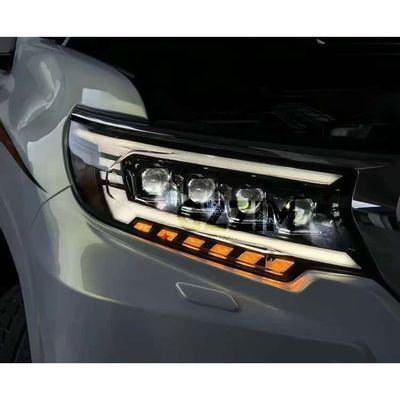 Aksesoris Mobil Toyota Prado 2018-2023 Pengganti Lampu Depan Lampu LED 4 Mata Produk Dengan Jaminan Pemasangan yang Sangat Baik